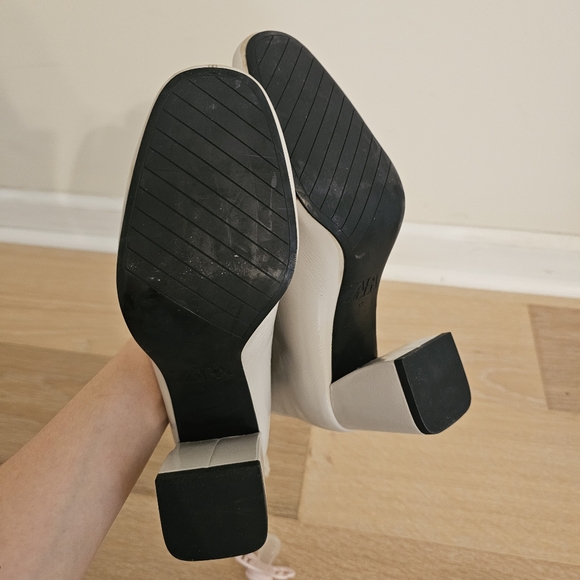 ZARA ankle boot grey beige 6.5US/37EU - Picture 7 of 10